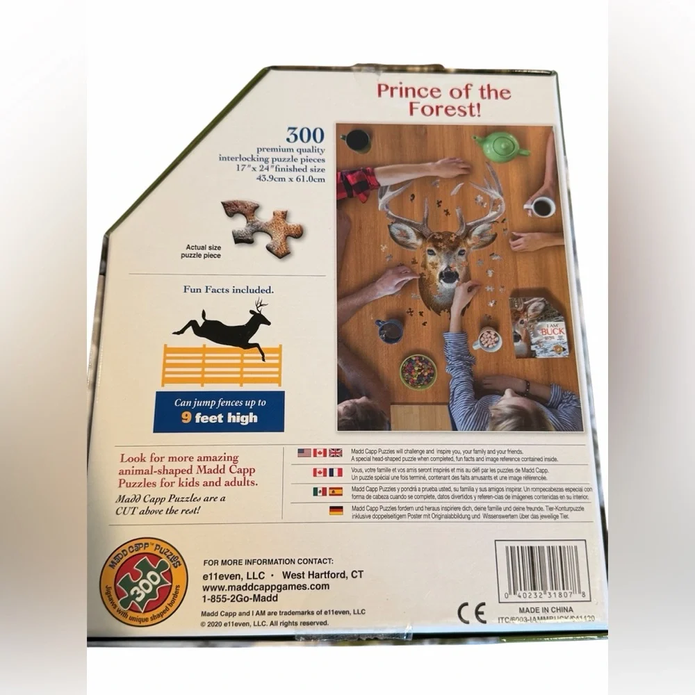 Deer ‘ I am Buck’ 300 Piece Puzzle